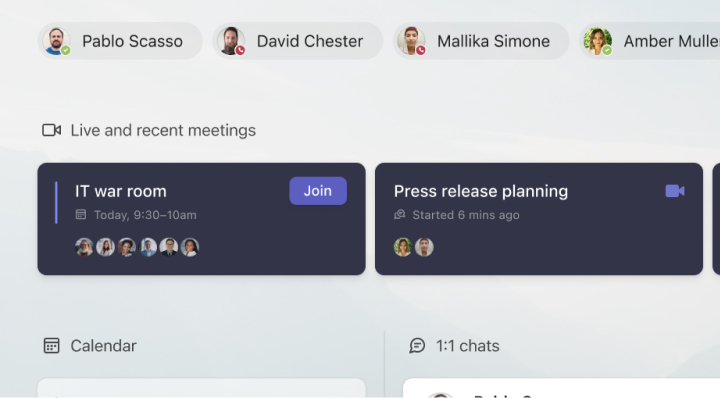 Host virtual open-door Microsoft Teams meetings